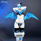 Cosplay Blue Diamond Succubus Lingerie（7-Piece Set）HA2894