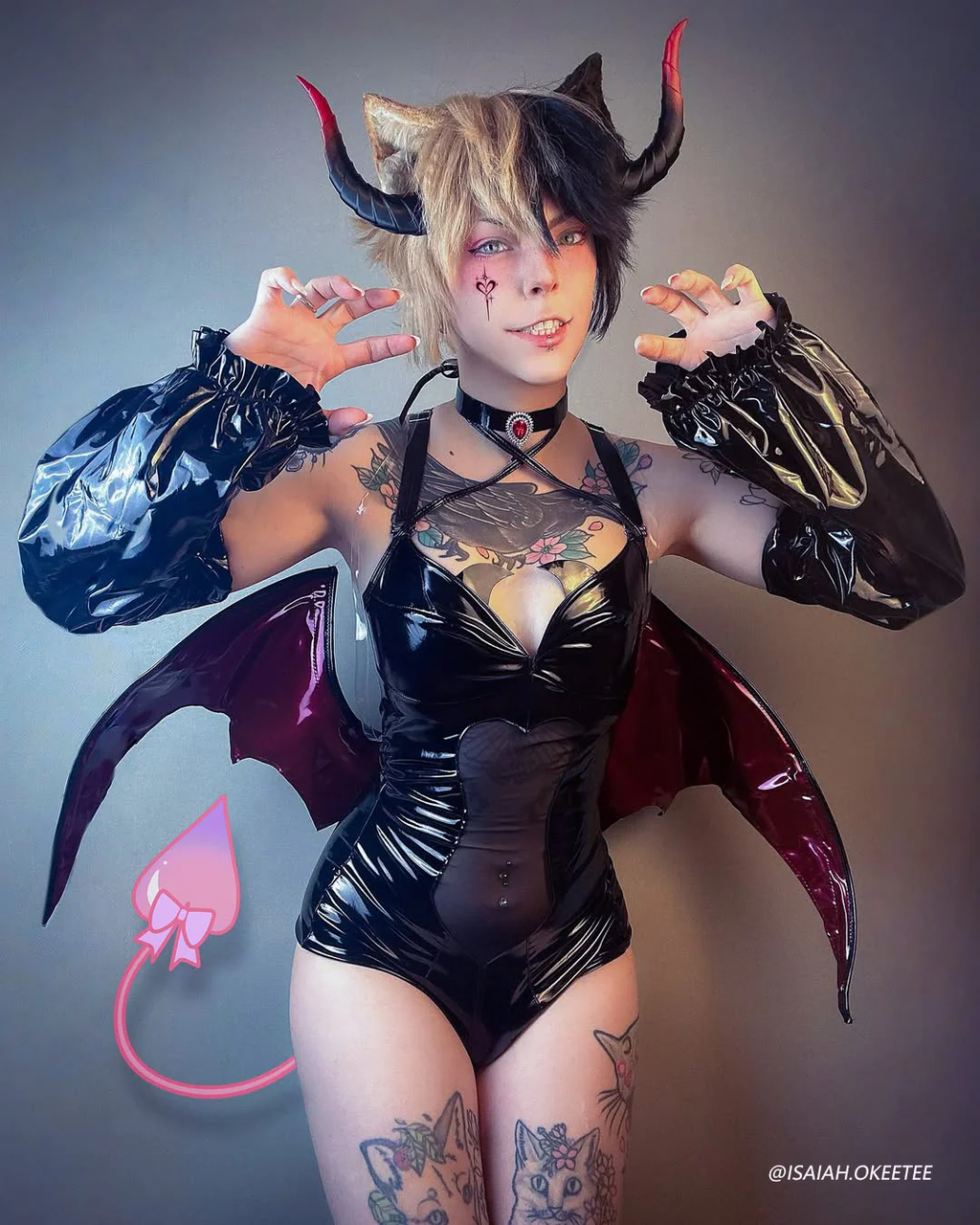 Cosplay Little Devil Costume Set HA2895（6-Piece Set）