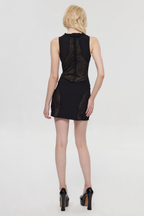 Pre-Sale Gothic Leopard Print Mesh Dress HK012