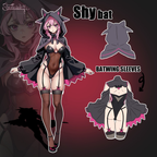 Cosplay Shy Bat Lingerie HA2909（4-Piece Set）