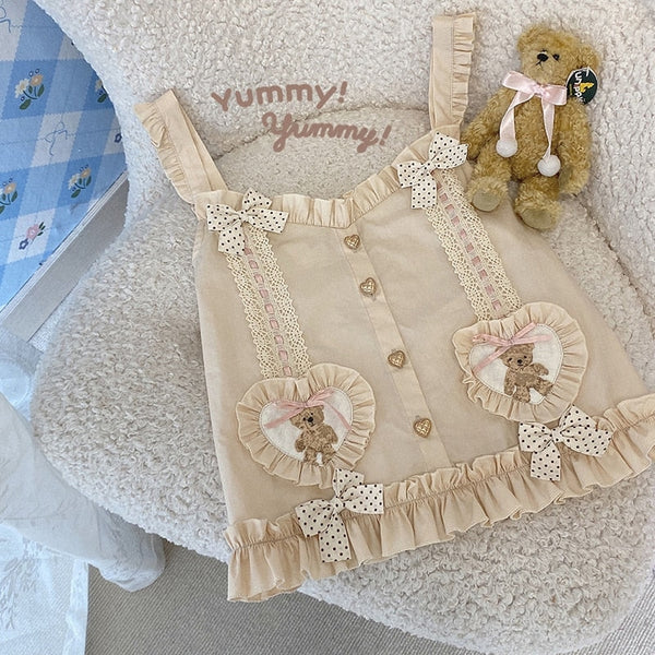 Cute Bow Knot Camisole   HA1564