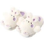 Cute Thick-soled Warm Fur Slippers   HA1348