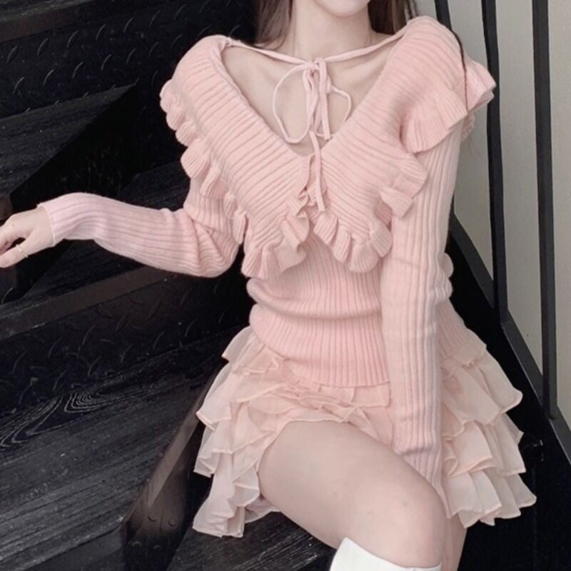 Sweet Knit Long Sleeve Top   HA1479