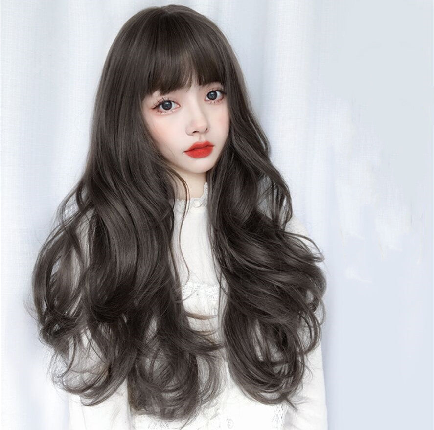Curly hair wig with big wavy hairstyle  HA0058