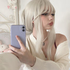 White long wig  HA0048