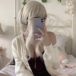 White long wig  HA0048