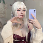 White long wig  HA0048