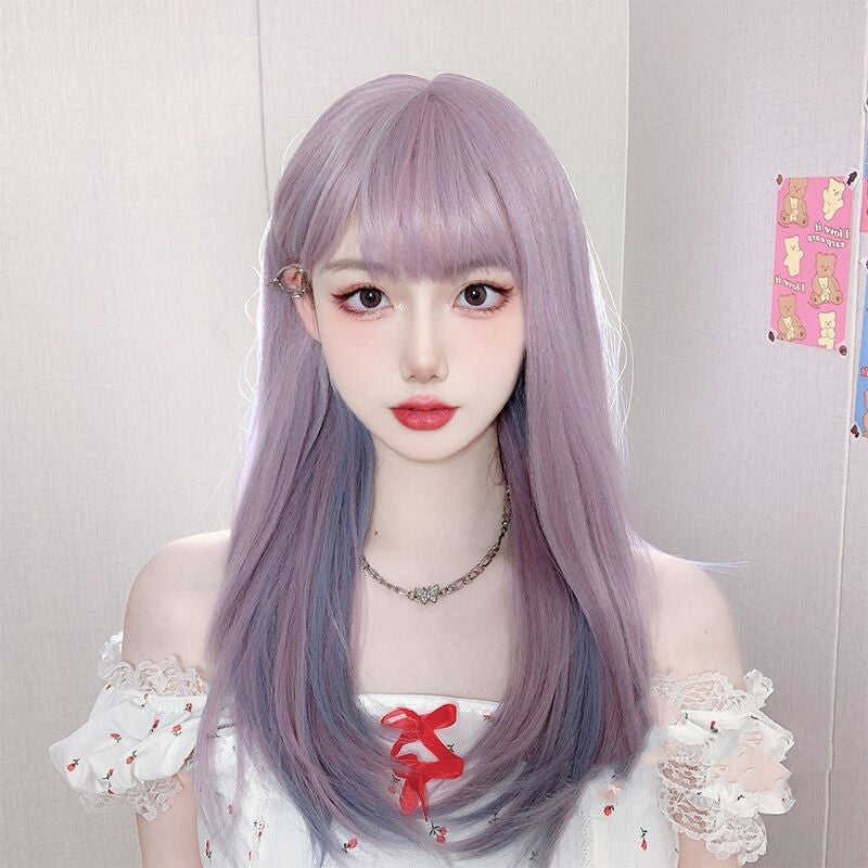 Unicorn Purple Gradient Lolita Wig   HA1137