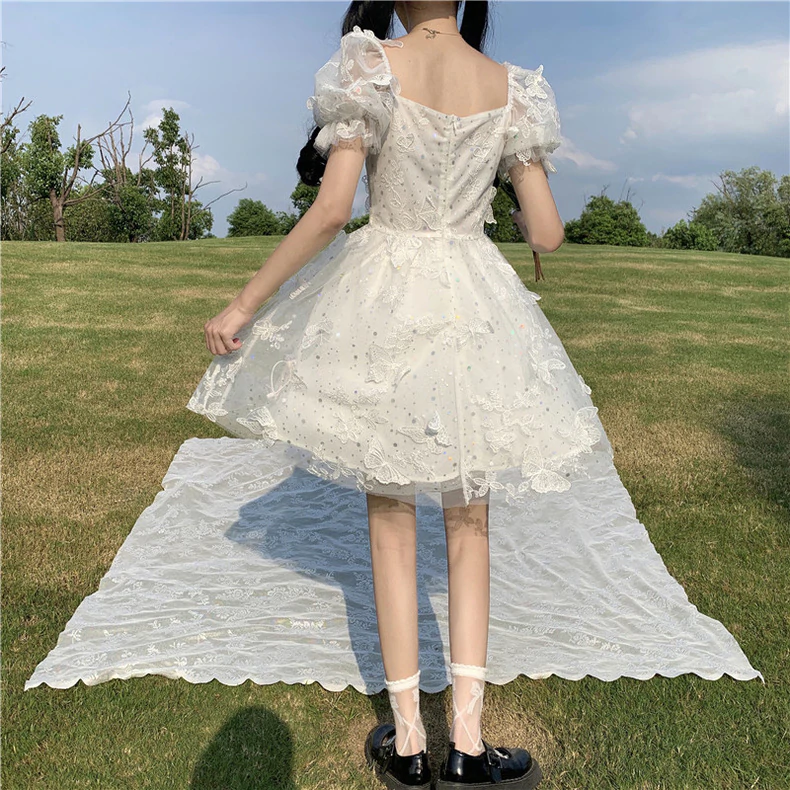 Fairy sweet white dress   HA0692