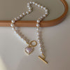 Love pearl necklace   HA1262