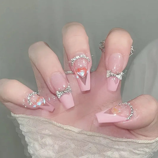 Cute handmade manicure  HA1177