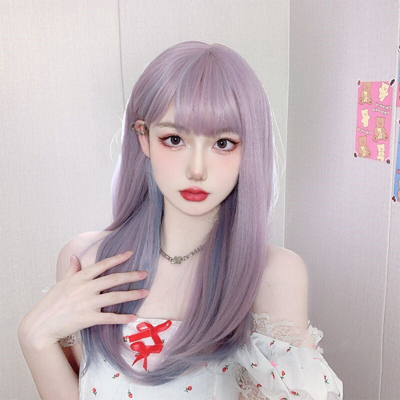 Unicorn Purple Gradient Lolita Wig   HA1137