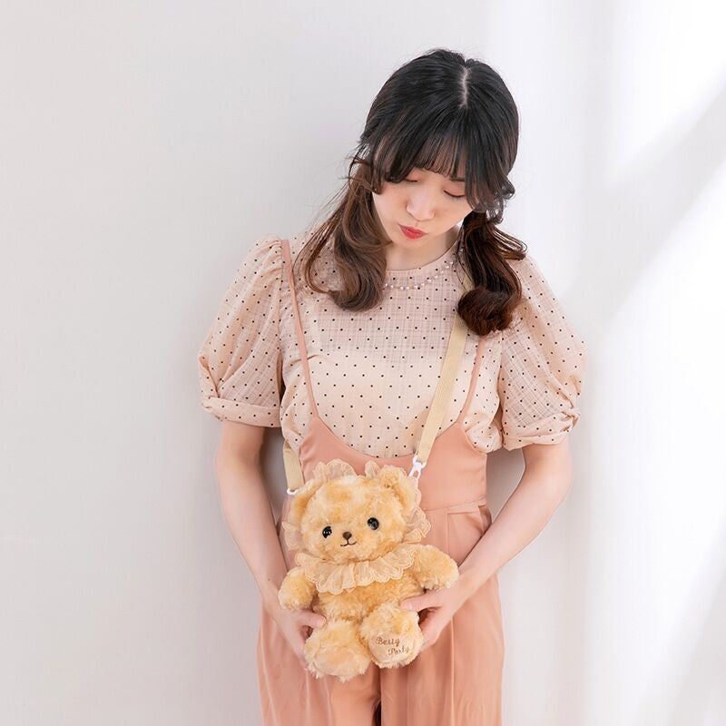 Plush bear backpack    HA1493