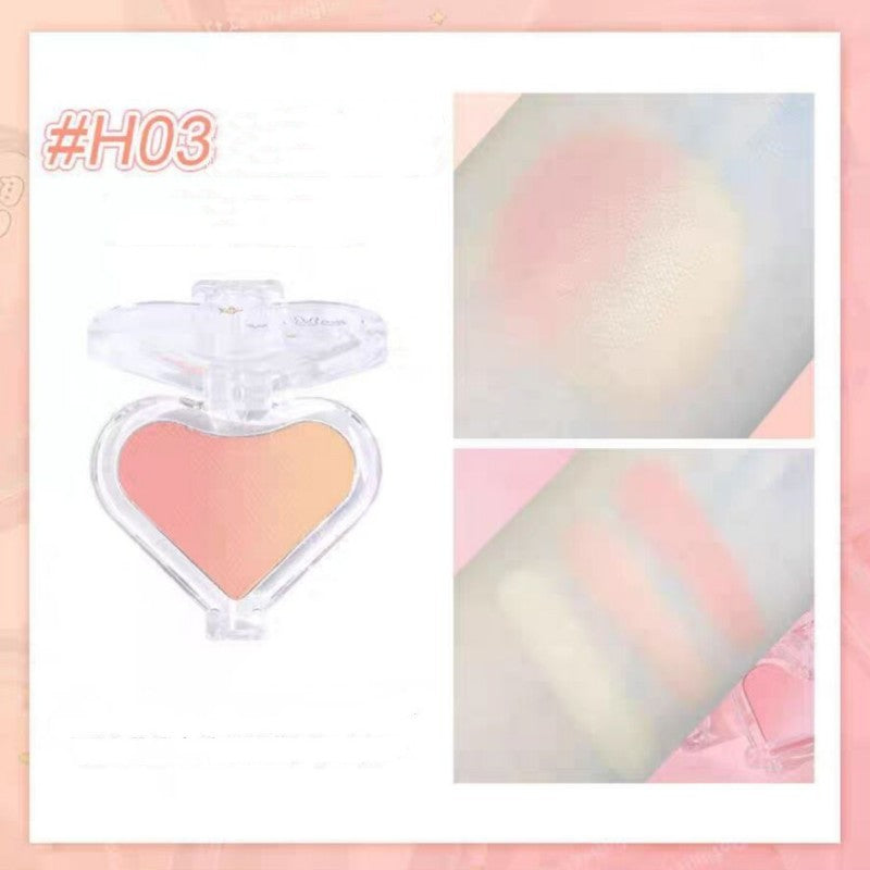 Lovely Matte Contour Highlighter Blush   HA1481