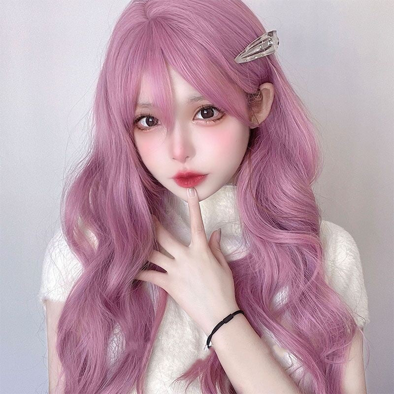 Sakura powder long curly hair HA1299