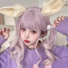 Taro gradient long curly hair   HA1692