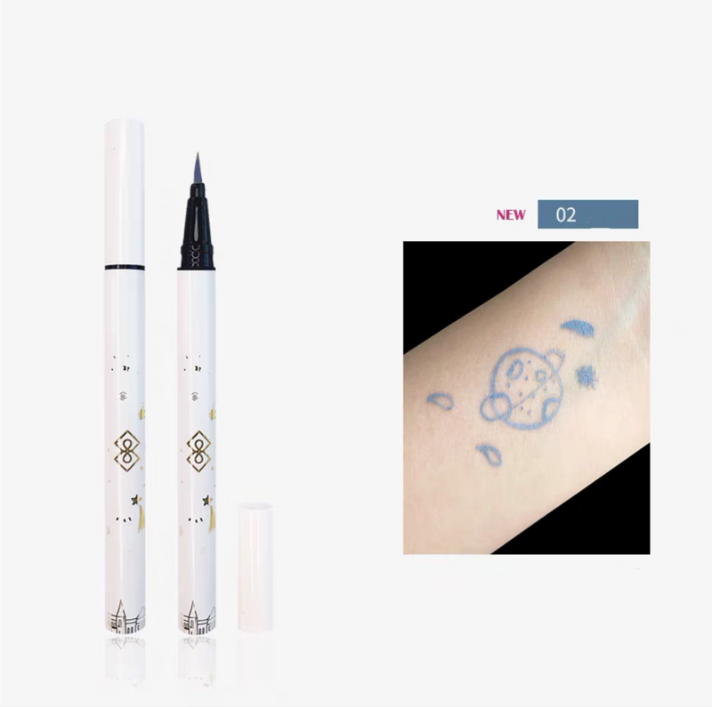 Creamy Blue Color Liquid Eyeliner Pencil  HA0027