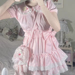 Cute lace cake A-line skirt   HA1155