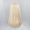 White Gold Long Straight Wig HA0053