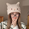 Cute cat ears soft knitted hat  HA1169