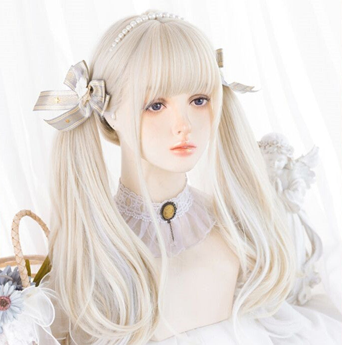 White long wig  HA0048