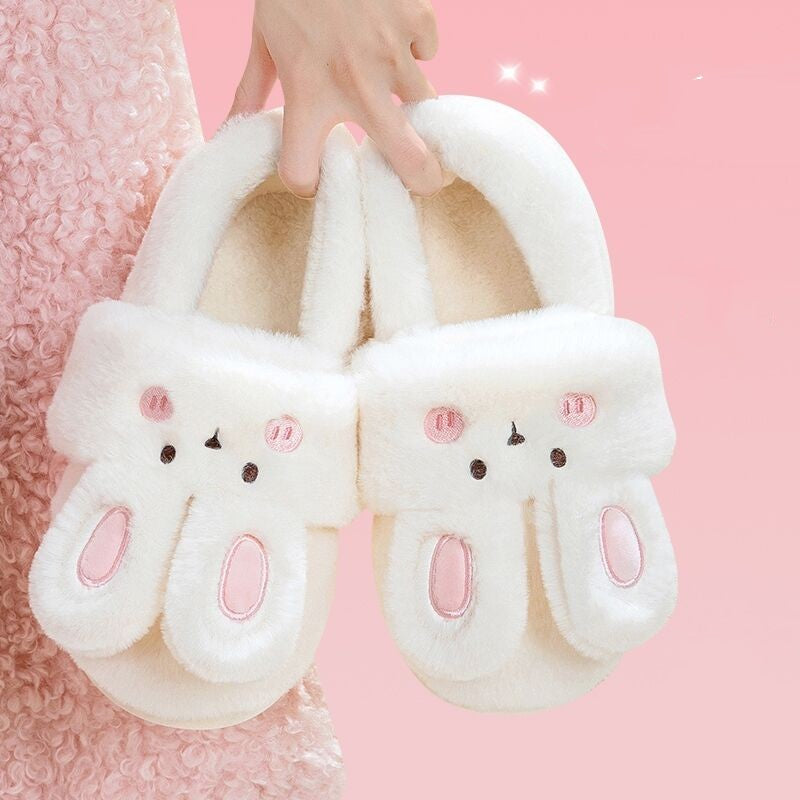 Cute bunny cotton slippers HA1349