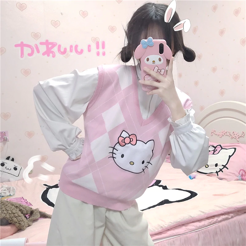 Sweater V-neck sweater   HA0700