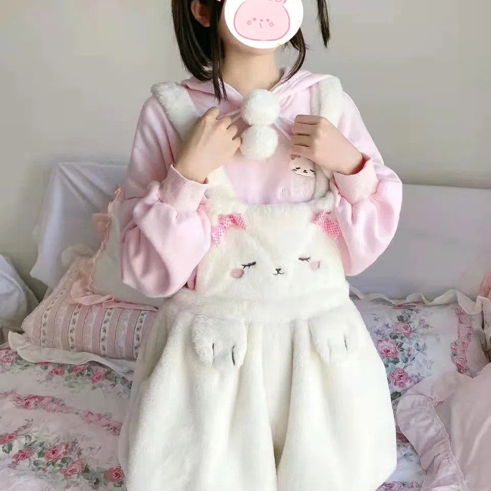 Plush hoodie + plush pants two-piece set  HA1176