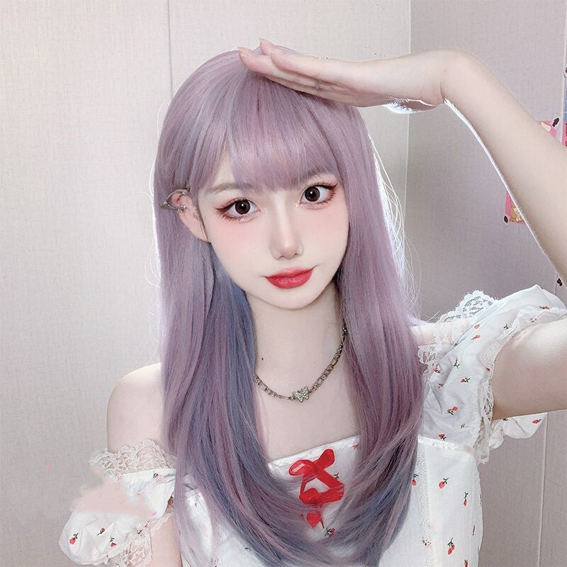 Unicorn Purple Gradient Lolita Wig   HA1137