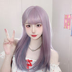 Unicorn Purple Gradient Lolita Wig   HA1137