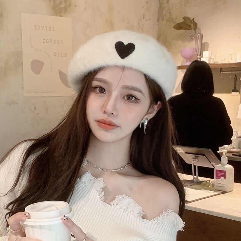 Plush beret   HA1385
