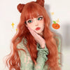 Wool curly long curly hair wig HA1278