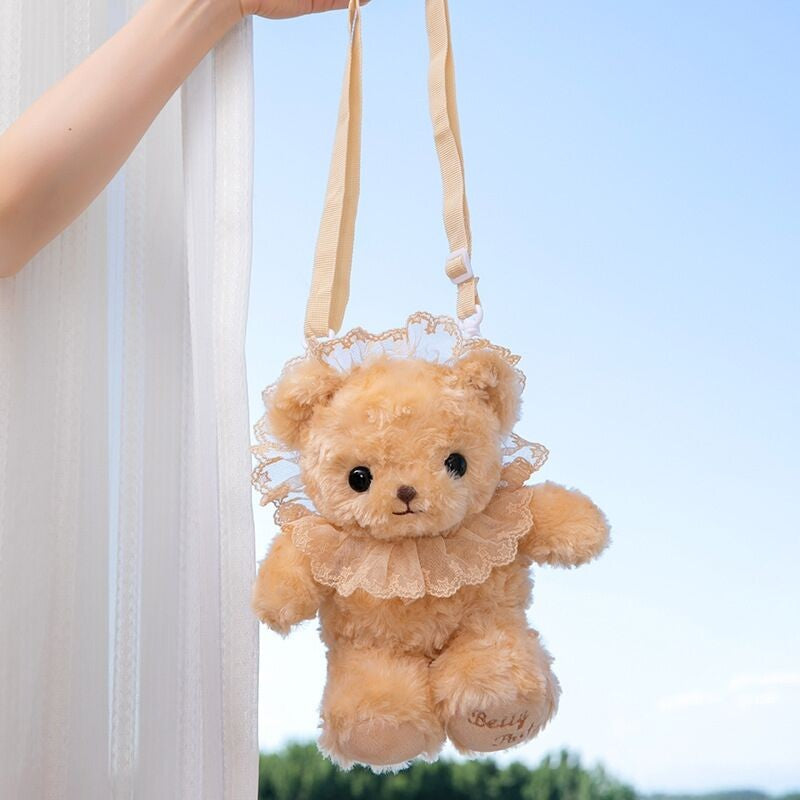 Plush bear backpack    HA1493