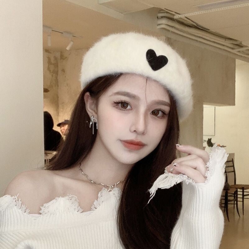 Plush beret   HA1385