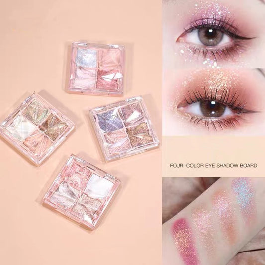 Glitter Makeup Four Color Eyeshadow Palette HA0084