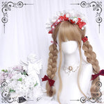 Linen Blonde Slightly Curly Wig HA1064