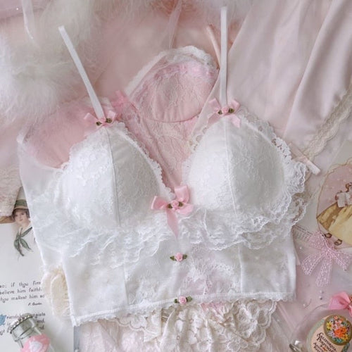 Pink Bow Lace Sling  HA0326