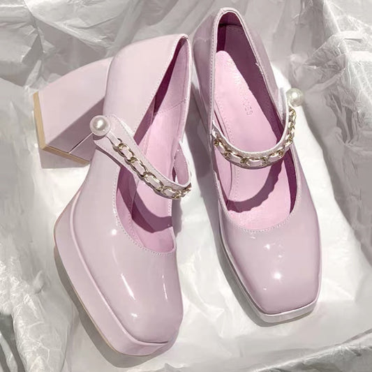 Periwinkle Pearl High Heels HA0341