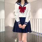 Sailor suit jk uniform skirt suit   HA1118