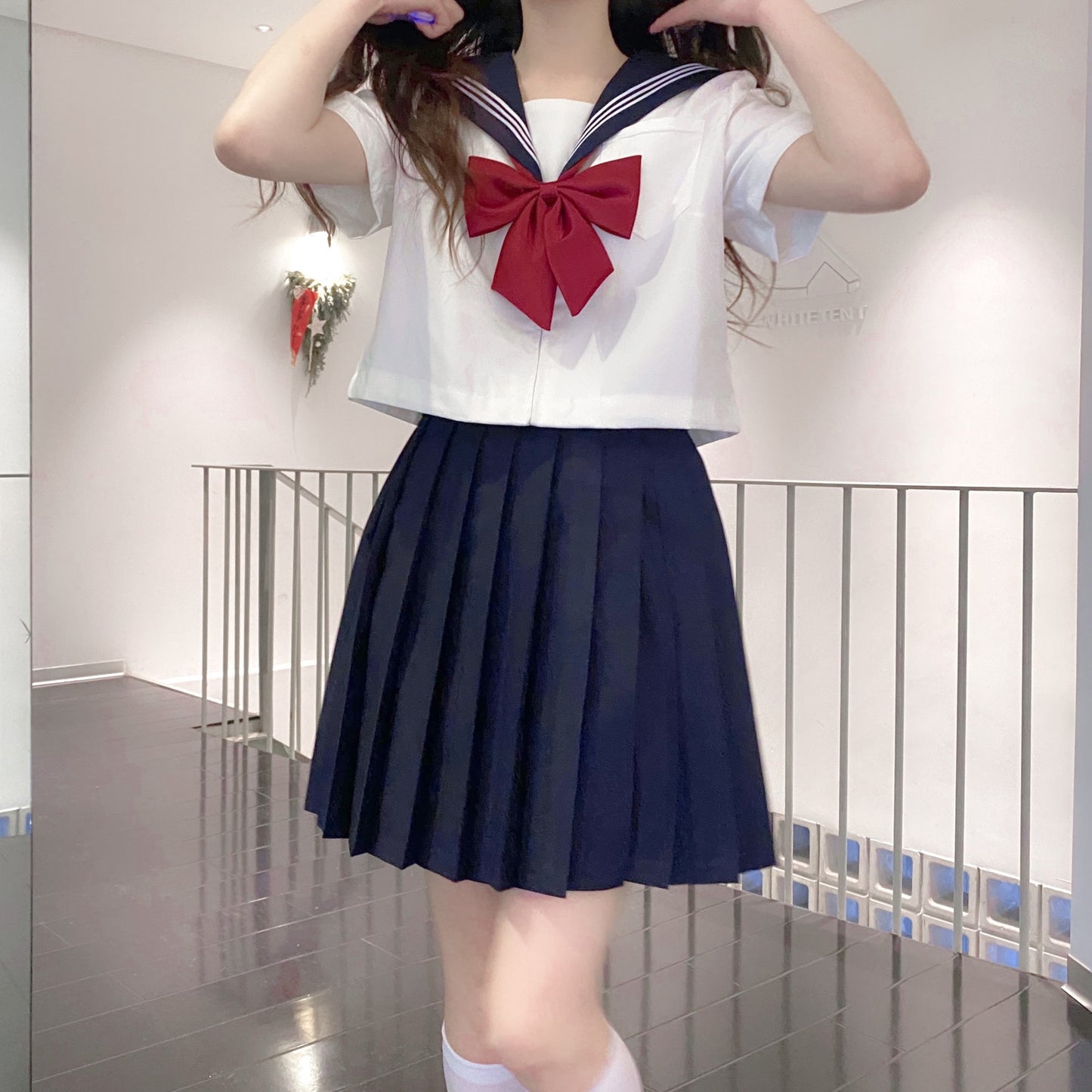 Sailor suit jk uniform skirt suit   HA1118