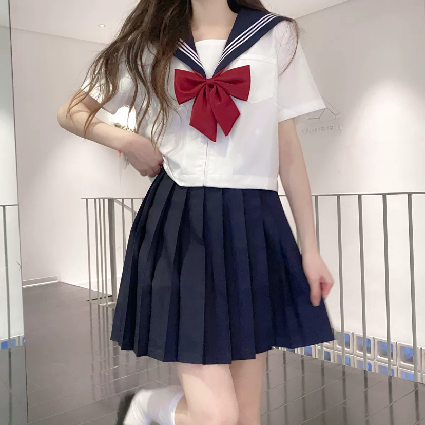 Sailor suit jk uniform skirt suit   HA1118