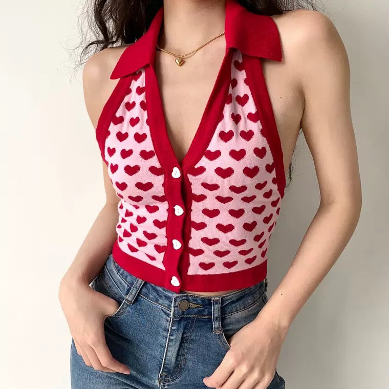Spice Girls V-Neck Halter Camisole  HA1134