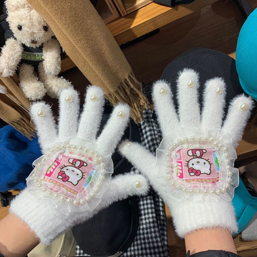 Thermal Mink Gloves   HA1161