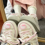Pink Canvas Hellokitty Shoes  HA1175