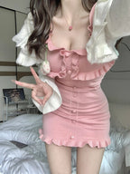 Sweet and Spicy Knit Dress  HA1195