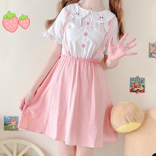 Sweet light lo short sleeve dress   HA0596