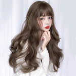 Curly hair wig with big wavy hairstyle  HA0058