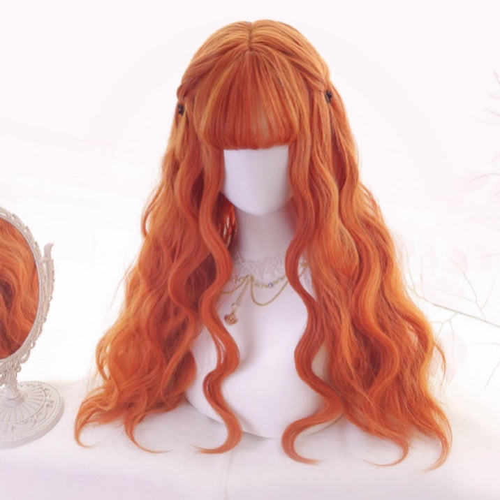 Lolita double ponytail orange wig HA0061