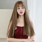 Long hair with natural air bangs HA0078