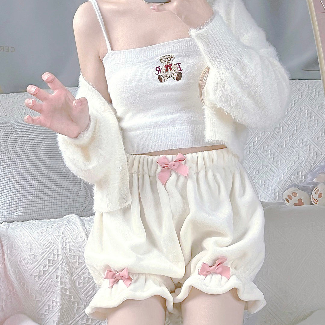 Bear embroidered camisole  HA1288